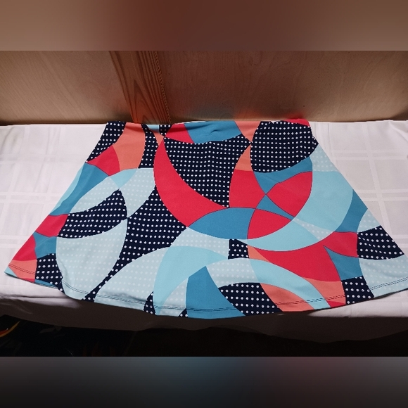 Kaari Blue Dress/ Size M/ Stretch, Pullover, Keyhole, Short Sleeve - Picture 5 of 11